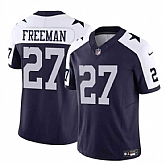 Men & Women & Youth Dallas Cowboys #27 Royce Freeman Navy White 2023 F.U.S.E Thanksgiving Vapor Untouchable Limited Stitched Football Jersey,baseball caps,new era cap wholesale,wholesale hats